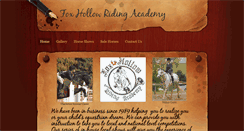 Desktop Screenshot of foxhollowridingacademy.com